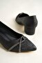 Large Size Heeled Classic Jewelled Casual Shoes - 2