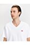 Levis V-Neck Regular Fit White Men's 100% Cotton T-Shirt A2084-0000