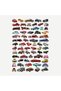 67 Pcs Vintage Retro Car Sticker Set - Sticker Set Scrapbook Bullet Journal