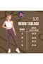 Women's Black High Waist, Gathering Leggings - 8
