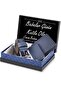 Men's Dark Blue Father's Day Special Belt Wallet Card Holder Model