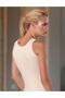 Cream Wide Strap Ribbed Athlete Mb004 - 2