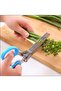 Multi Vegetable Chopper Scissors Parsley Onion Vegetable Slicer Chopper Steel Scissors - 5