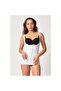 Slimming Gathered Waist Corset with Under-Breast Strap Women's Underwear Corset - 2