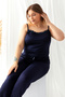 Large Size Pegasus Women's Pajamas Set with Lace Detail with Dressing Gown - Dowry Set - 3