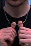 Fine Shaved Non-Tarnish Silver Color 100% Stainless Men's Steel Necklace - 3