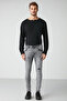 Johen Men's Skinny Fit Stretchy Structured Thick Textured Denim Jeans Light Gray Jeans - 5