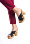 Elina Cross Platform Heeled Slippers - 2