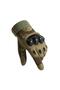 Waterproof, Breathable Fiber Leather Professional Motorbike Gloves with Velcro Fasteners. - 3