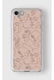 حافظة شفافة مطبوعة بتصميم Line Art متوافقة مع هاتف Iphone Se 2020 و2022