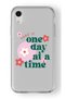 حافظة شفافة مطبوعة متوافقة مع هاتف Iphone Xr One Day At A Time Design