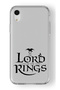 حافظة شفافة مطبوعة بتصميم Lord of Kings متوافقة مع هاتف iPhone XR