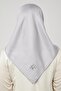 Stone Solid Color Trend Twill Scarf - 4