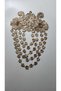 Size 32cm Width 21cm With Embroidery Crafted 3 Sizes Flower Patterned Embroidery Guipure Applique