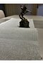 Linen Look Glitter Linen Silver Runner 40 x 160 - 5