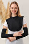 Women's Hijab Neck Collar Black - 3