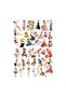 39Pcs Vintage Retro Ssticker Set - Scrapbook Bullet Journal Sticker Set