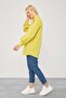 Oil Green Oversize Balloon Sleeve Poplin Shirt - 5