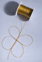 0.5 mm 50 Meter Prayer Bead String Dark Gold Yellow