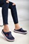 Full Orthopedic Men's Cross Slippers Navy Blue Doctor Nurse Cook Daily - 8