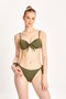 Women's Green Push-Up Bow Bikini Set 24s114st - 3