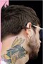 Men's Steel Special Design Triangle Earrings No Darkening Fading