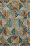 Green Mixed Color Floral Floral Geometric Modern Decorative Carpet Miravip270 - 2