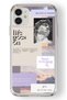 iPhone 11 Compatible Life Goes on Design Printed Transparent Case