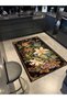 Flower and Rose Patterned Woven Base Modern Decorative Carpet Miravip251