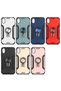 Apple iPhone Xr 6.1 Compatible Magnet Grid Holder Stand Corner Protection Koko Cover - 4