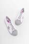 White Gold Starry Star Women's Casual Sneakers - 5