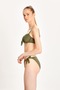 Women's Green Push-Up Bow Bikini Set 24s114st - 5