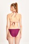 WOMEN'S MULTICOLOR TRIPLE KNITTED DETAILED TRIANGLE BIKINI SET 24S118ST - 7