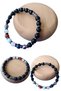 7 Chakra Natural stone bracelet aquamarina, agate, lapis, amethyst, pink quartz, wood jasper, citrine, onyx - 3
