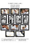 12 Pieces 21x30 Frame - Black Frame - A4 Frame - Diploma Frame - Mdf Multiple Photo Frame