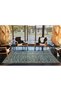 Modern Green Color Knot Patterned Decorative Carpet Miravip268 - 3
