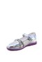 Ayakkabımood Arz 4756 Silver Patent Leather Stoned Girl's Ballerina Shoes - 3
