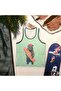 Patterned Zero Sleeve Kids Sports Undershirt