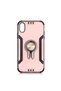 Apple iPhone Xr 6.1 Compatible Magnet Grid Holder Stand Corner Protection Koko Cover - 2