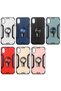Apple iPhone X Compatible Magnet Grid Holder Stand Corner Protected Koko Cover - 4