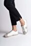 White Gold Starry Star Women's Casual Sneakers - 2