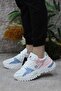 Chuke White Pink Original Product Thick Sole Women's Sneakers - 3