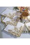Cocktail Napkin,Embroidered Napkin,Cocktail Presentation Napkin,Tray Napkin,Thread Embroidered,Pearl Decorated - 2