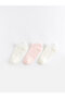 Lcw Kids Lace Detailed Girls' Booties Socks 3-Pack (S4)