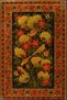 Orange Floral Geometric Modern Decorative Carpet Miravip259 - 2