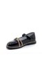 Ayakkabımood Arz 4752 Black Patent Leather Stoned Girl's Ballerina Shoes - 3