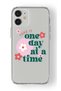 حافظة شفافة مطبوعة متوافقة مع هاتف Iphone 12 Mini One Day At A Time Design