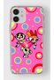 حافظة شفافة مطبوعة بتصميم Powerpuff Girls متوافقة مع هاتف Iphone 12 Mini