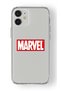حافظة شفافة مطبوعة بتصميم Marvel Design متوافقة مع هاتف Iphone 12 Mini