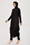 Remsa Design Fully Covered Hijab Swimsuit Full Length Long R027 Fatma Black - 7